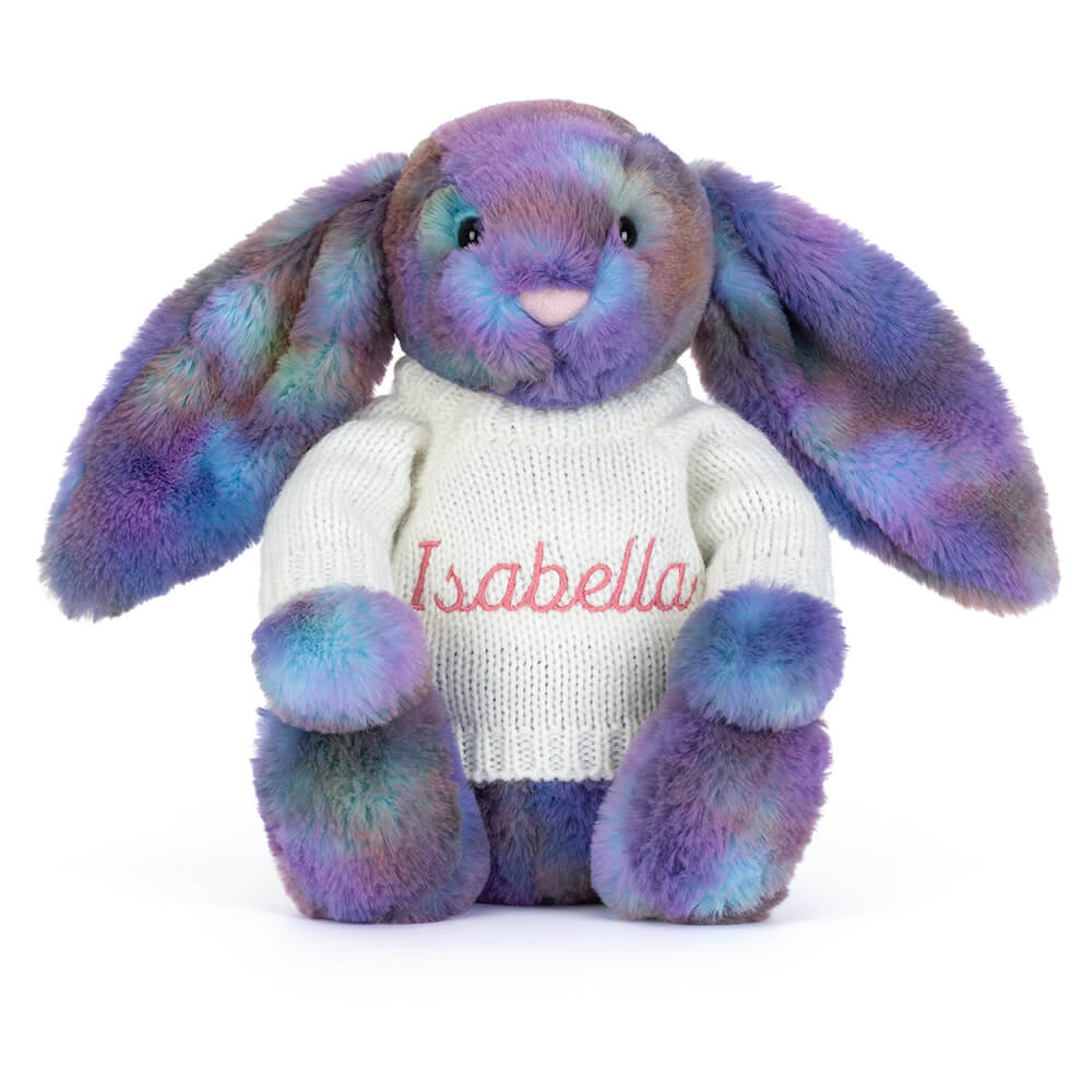 Zodihop Luxe Bunny with Personalized Cream Jumper - Image 5