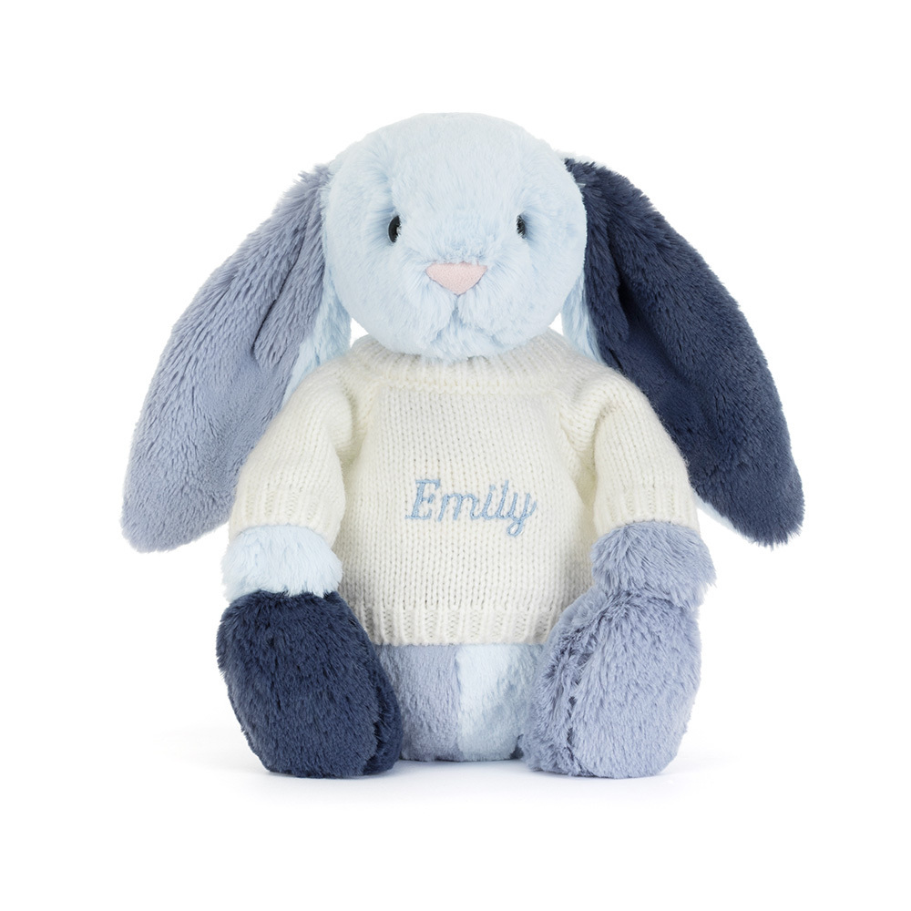 Puddlesea Bunny with Personalized Cream Jumper - Image 5