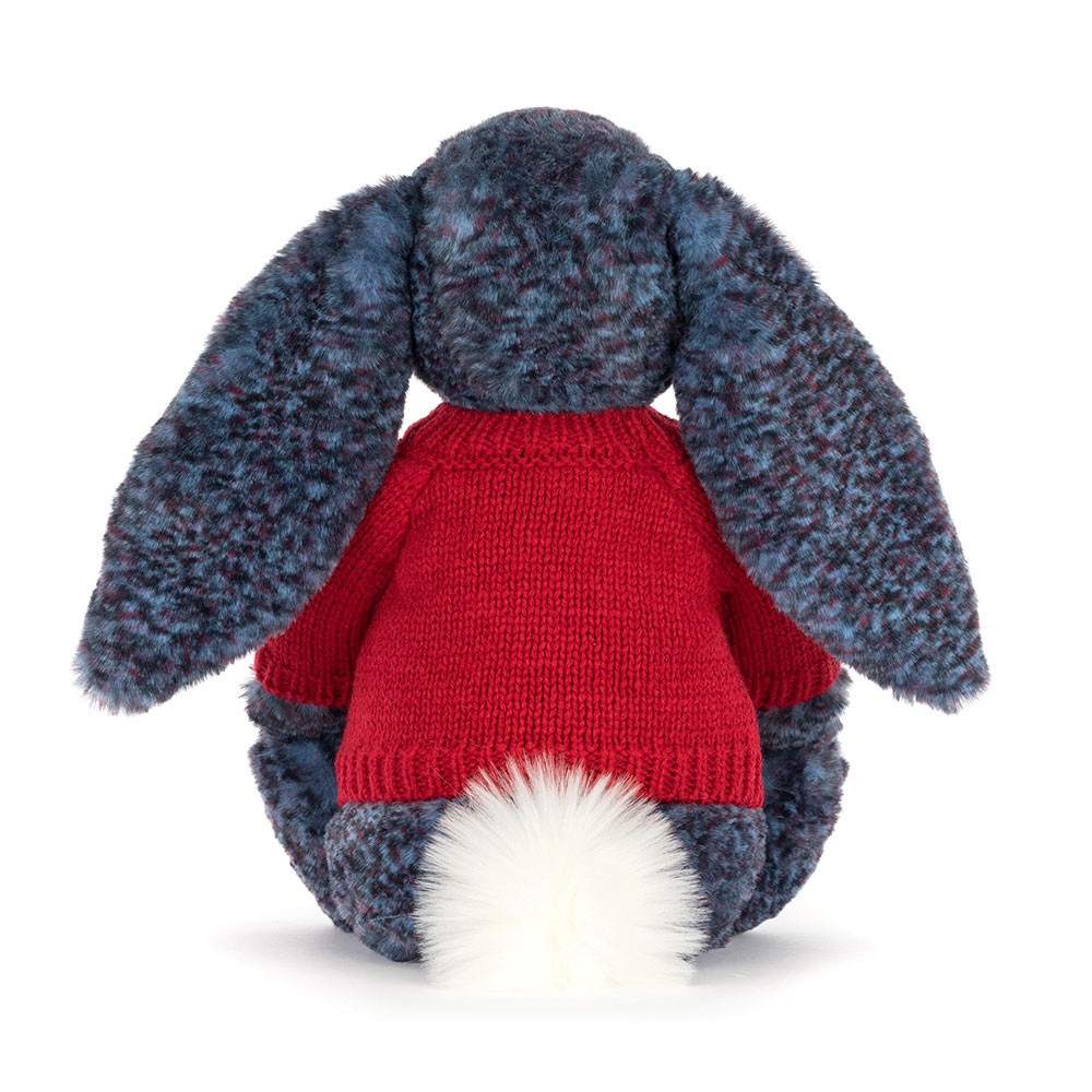 Hopscone Luxe Bunny with Personalized Red Jumper - Image 4