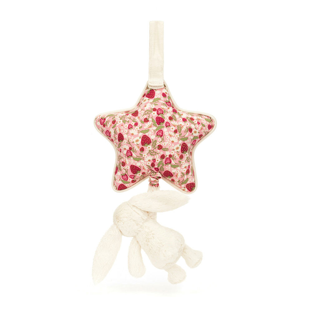 Blossom Cream Bunny 'Berry' Musical Pull - Image 4