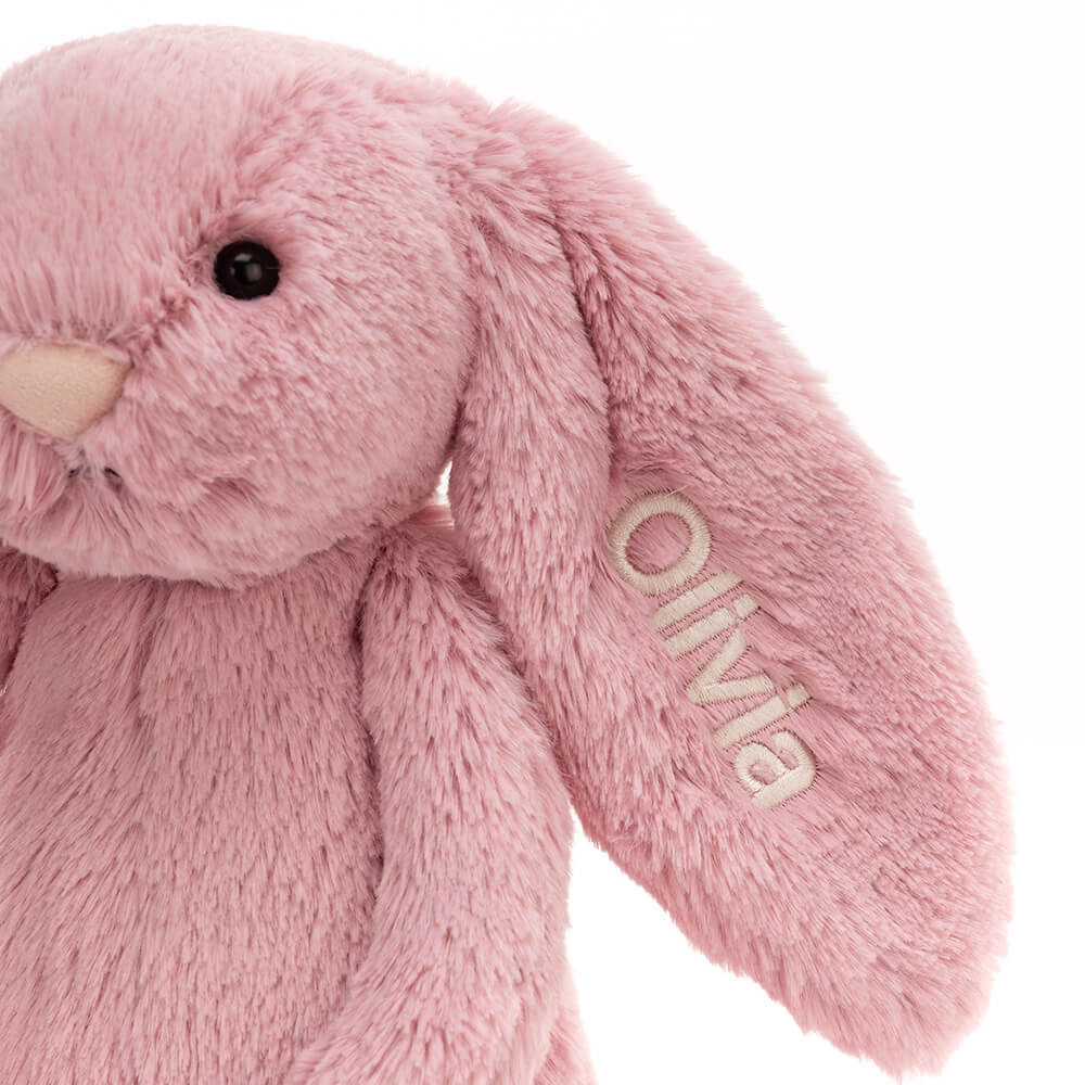 Personalized Bashful Tulip Pink Bunny Medium - Image 4