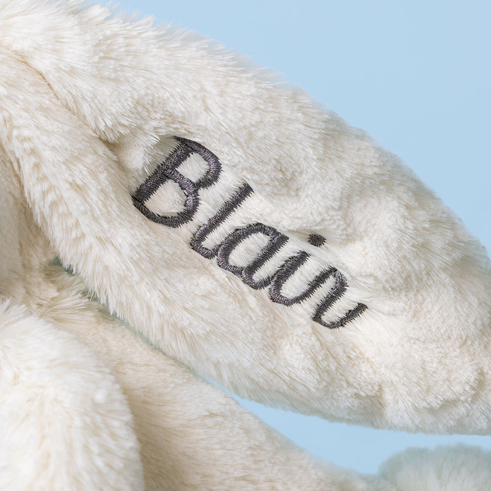 Personalized Cream Bunny with Plant - Image 2