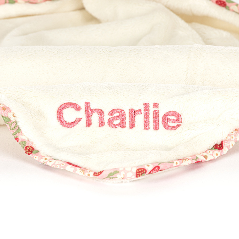 Personalized Blossom Cream Bunny 'Berry' Soother - Image 2