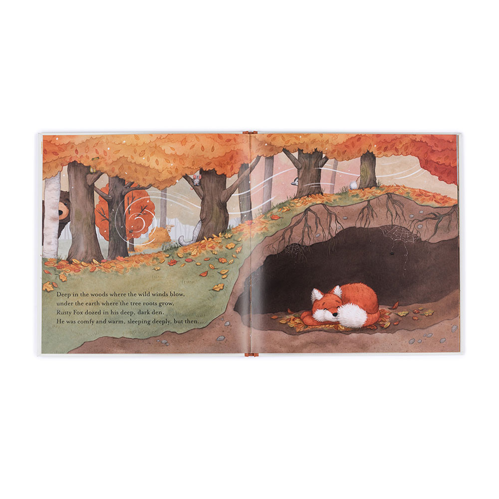 Warm in the Storm Book & Bashful Fox Cub Medium - Image 3
