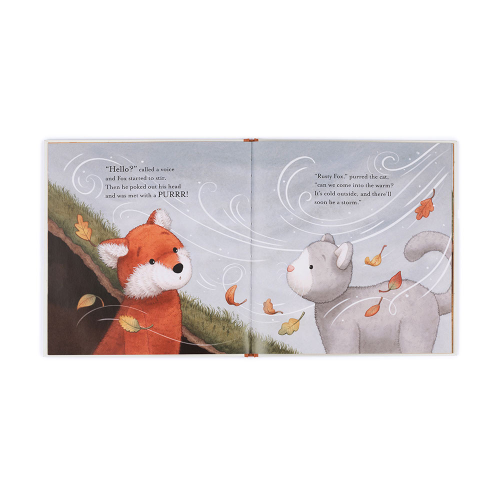 Warm in the Storm Book & Bashful Fox Cub Medium - Image 4