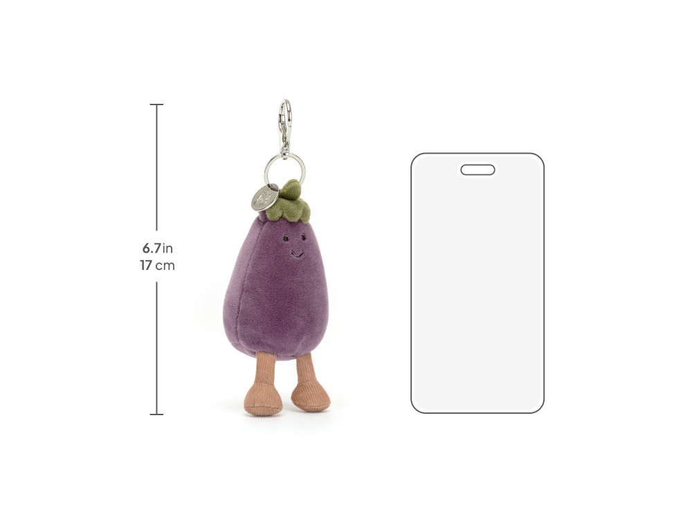 Amuseables Eggplant Bag Charm - Image 4